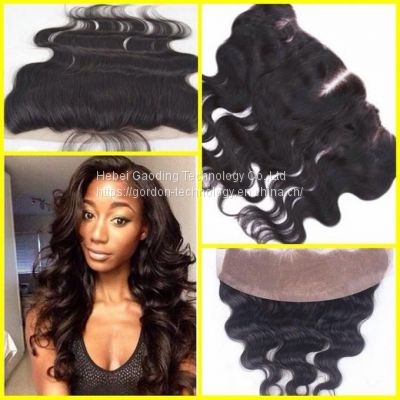 Natrual Color Loose Wave 13x6 Lace Human Hair Closure Vendor