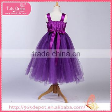 Popular evening party dress school girls , flower girl net dresses for 1-9 years