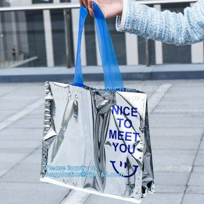 PE PP PVC SHOPPING BAGS, HANDLE BAGS, HANDY CARRIER BAGS, SHOPPER, SOFT LOOP FLEXI LOOP, DIE CUT photo-2