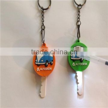 2014 Soft PVC Keychain 2 Sided, Soft PVC Keyholder, 3D Rubber Keychain