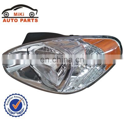 For accent 06-10 headlight head lamp yellow 92101/92102-1E000 auto spare parts