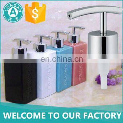 Factory Direct Discount 28/400 Black Craft Glass Soap Dispenser Lotion Pump For Empty Plastic Pump Bottle At Wholesale Price photo-2