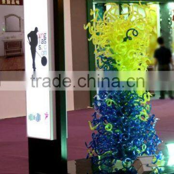 Artisitc glass light sculpture