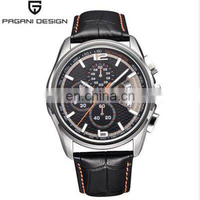 Pagani Design 3306 Men Fashion Quartz Leather Strap Watches Chronograph Dropshipping Casual Business Wristwatch