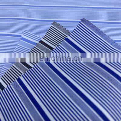 High Quality Stretch Striped Woven Cotton Nylon Spandex Fabric for Garment photo-3