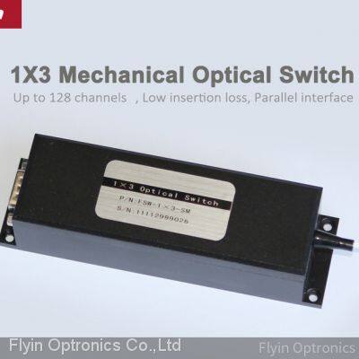 0.25mm 0.9mm Fiber Optic 2x2 Passive Mechanical Optical Switch With SC FC LC ST Connector photo-3