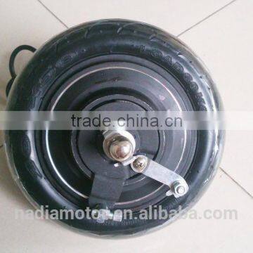 Brushless Gearless dc Hub Motor 8 Inch BLDC Both Side Shaft Hub Motor Electric Motor Kit Dropout Size 120mm