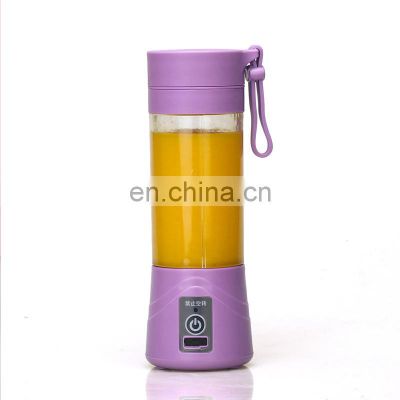 Fruit Juicer Popular USB Blender Juicer Mini Electric Portable Rechargeable Travel High Quality 380ml 6 Blades