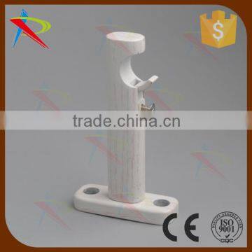 Wooden Light color curtain bracket/metal curtain pole bracket