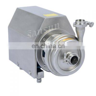 High Performance SS Sanitary Grade Centrifugal Water Pump open impeller For Food, Beverage, Wine