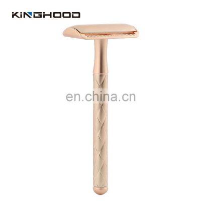 High Quality Shaver Metal Handle Singe Blade Shaving Safety Razor de Seguridad photo-5
