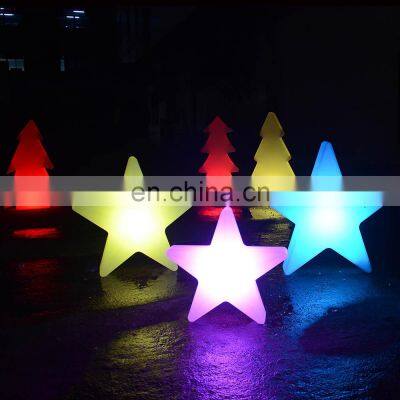 led Christmas decorative tree branch lights /Holiday outdoor led Christmas lights PE plastic led tree star snow lighting lamp