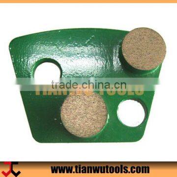 Trapezoid type Concrete grinding plate