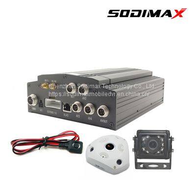 4CH Taxi Safety Camera G-Sensor HDD Mobile DVR 3G Wifi Alarm Black Box HDD MDVR photo-3