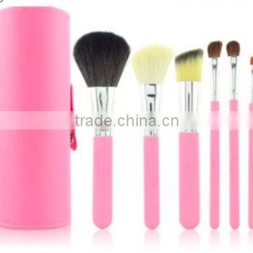 Popular 7pcs cup holder makeup brushes set