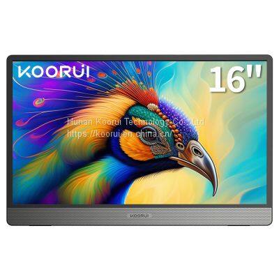 Koorui 15B1 16 Inch Portable IPS FHD Monitor