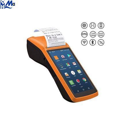 POS Terminal with Printer Touch Screen POS Machine Handheld POS with Printer