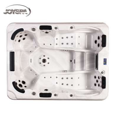 Joyspa JY8002 Acrylic Hot Tub with Massage Jets Imported Acrylic Bathtub for Comfort and Relaxation Ice Bathtub Accessory