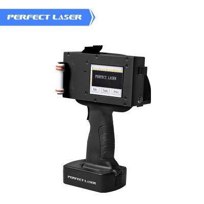 Perfect Laser Handheld Small Barcode/QR Code/Expiry Date Inkjet Coder Printing Machine On Metal Wood