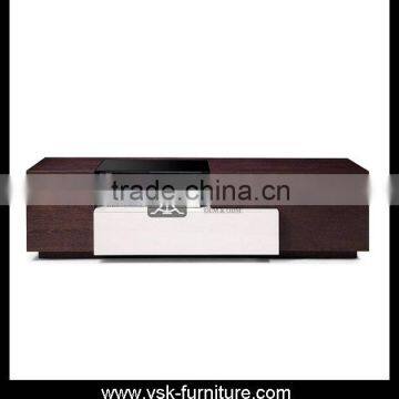 TV-145 Walnut And White Mixing Color TV Cabinet Picture