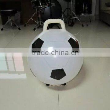 Wholesale PVC Jump Ball With Handle for Kids(football Design) photo-2