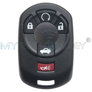 FCC M3N65981403 remote fob key 5 button 315mhz ID46 chip for Cadillac STS 2005 2006 2007 PN 15212382