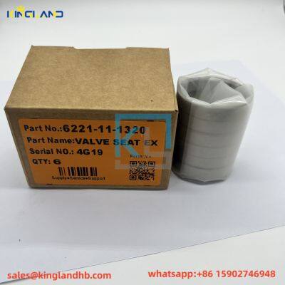 Pièces de moteur 6D108 Valve Insert, Ex 6221-11-1320 compatibles avec Komatsu