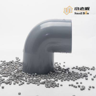 White Grey PVC Compound Granules Injection Grade for Molding for Sewage Pipe Fittings photo-4