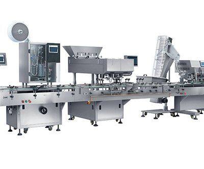 China Shark Industry BP-200 Fully Automatic Pharmaceutical Bottle Packaging Production Line