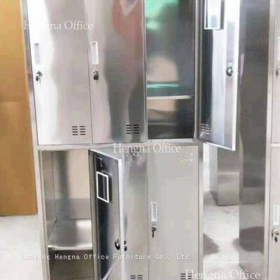 Multi-Functional Commercial Stainless Steel Locker With Hanging Rod – Ideal for Storing Clothes and Personal Items-ODM/OEM photo-2