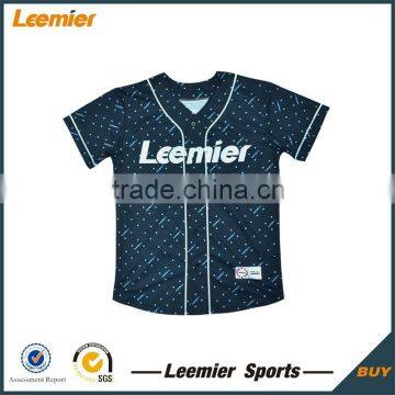 Wholesale sublimated mesh vintage baseball jersey