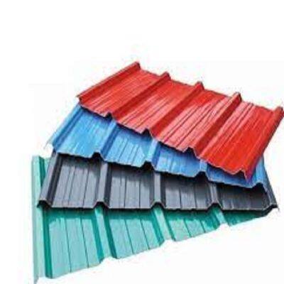 JIS G3312 Lâmina de Aço Ondulada Galvanizada PPGI para Telhado, Lâmina de Ferro para Construção, Preço do Material de Construção