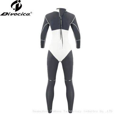 Waterwear Fullset Free Diving Fullsuit SBR Blindstitched Wetsuit Neoprene Stuff for Scuba photo-5