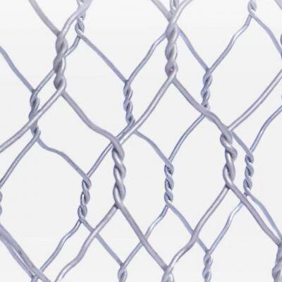 Оцинкованная стальная ячеистая коробка (габион) с диаметром проволоки 2,7 мм и шестиугольной сеткой