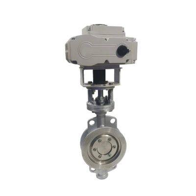 Электрический зажимной шаровой клапан