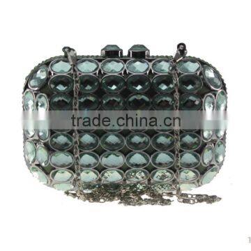 beautiful shoulder crystal evening clutch bag