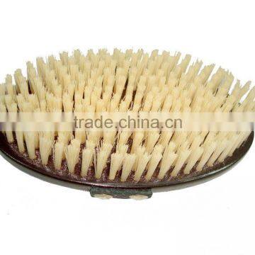 Wooden Beard Brush With Leather Handle photo-4