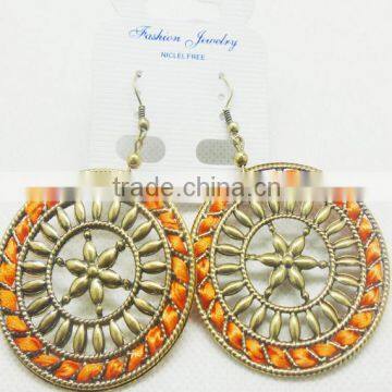 Most Popular Beautiful Design Handmade Earring Big Circle Earrings for Girls photo-5