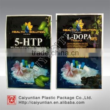 hot sale pouch bag with zipper / customized plastic bag with zipper