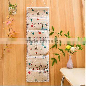 Fresh Style Wall Hanging Bags Fabric Wall Hanging Bags Wall Hanging Organizer