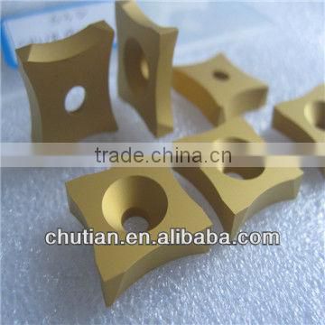 high quanlity manufactory gold coating carbide spub blades tips