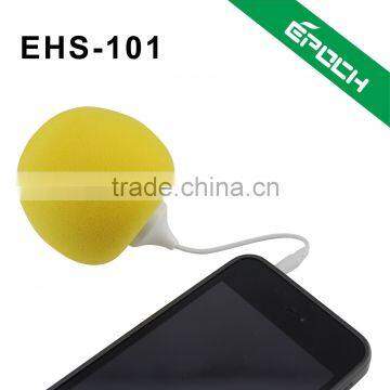 plug and play sponge mobile mini speaker USB for computer/pc/tablet/mobile/laptop/mp3/mp4