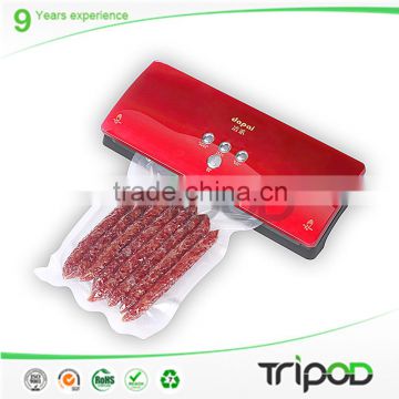 Tripod Heat seal printable custom food vacuum plastic bag