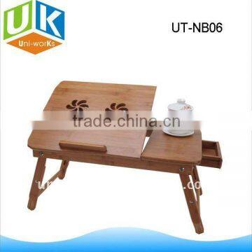 foldable bamboo notebook desk