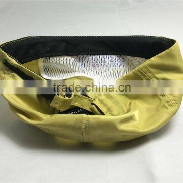 Wholesale Unstructured Flat Cap Nylon Snapback Cap photo-4