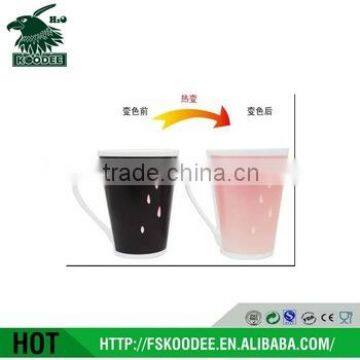 2016 Customized Color Ceramic Coffee Mug Water Activated Color Changing