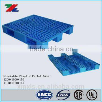 HDPE Recyclable Nest Surface 4 way Forklift 3-Skids Steel PP Plastic Pallet /                        
                                                Quality Choice