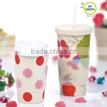 factory selling custom bamboo fiber Straw cup,coffee cup,water cup