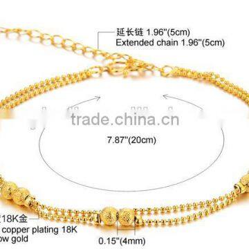Unique Happiness Transport Bead Retro Anklets photo-2