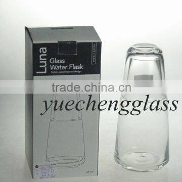 24oz High quality Clear glass carafe wholesale